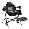 Ainfox Hammock Camping Chair with Footrest, Foldable Portable Rocking Chairs