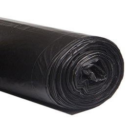 McKesson Trash Can Liners, Super Heavy Duty - Star-Sealed Bottom, 1.5 mil - Black, 56 gal Capacity, 43 in x 47 in, 100 Count