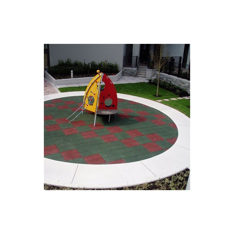 KIDWISE PlayFall Playground Safety Surfacing Terra Cotta - 2' x