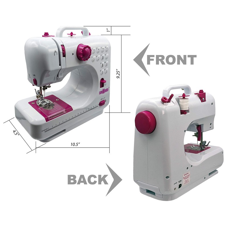 Sew Mighty Mini Sewing Machine – Portable, Battery & AC