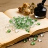 Wuyituart 1.1lb Green Mixed Glass Beads for Vases, Flat Glass