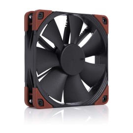 Noctua NF-F12 iPPC-2000, Heavy Duty Cooling Fan, 3-Pin, 2000 RPM (120mm, Black)