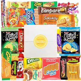 Journey of Snacks "Seri's Choice International Snack" Box 20 Count Individual Wrapped Essentials Packs of Candy, Snacks, Chips, Cookies, Treats for Kids, Children, College Students, Adult and Senior. International Snacks Variety Pack Care Package. Mix va