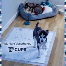 Pet Life Unlimited Extra Extra Large Puppy Pads, Pee Pads for Dogs, Dog Training Pads - Odor Controlling Overnight Dog Pee Pads with Wetness-Activated Fragrance - USA Made - 30" x 36" - 28ct (XXL)