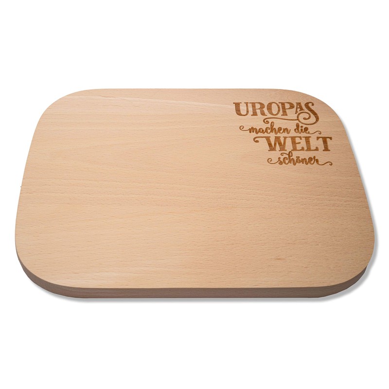 Breakfast board with engraving, perfect gift idea for Urope
