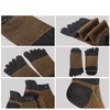 VWELL Cotton Toe Socks Five Finger Socks No Show Crew