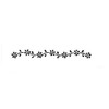 PME SB4 JEM Daisy Chain Stencil, Blue