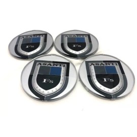 ASANTI LOGO / EMBLEM for Wheel Center Cap (QTY 4) Diameter 2 & 1/8 "