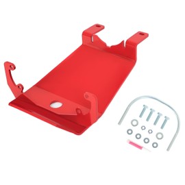 KUAFU Skid Plate Differential Glide Plate Compatible with Differential Covers on Jeep Wrangler JL, Dana 44 Replacement for RS62116 Differential Skid Plate Powder Coated Red Heavy Duty Steel