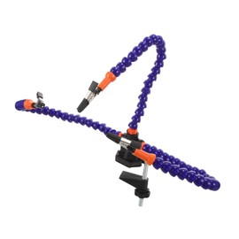 Gadpiparty Flexible Third Hand Tool with Arms for Pcb Repair and Soldering Compact Welding Stand for Space Saving Helping Hands Welding Supplies