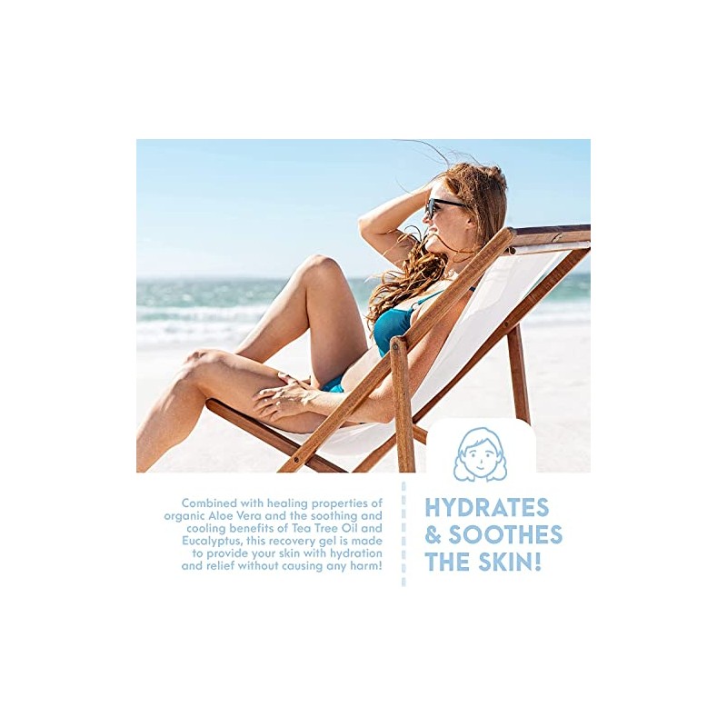 Natural Tone Organic Skincare Gel de recuperación de aloe 6