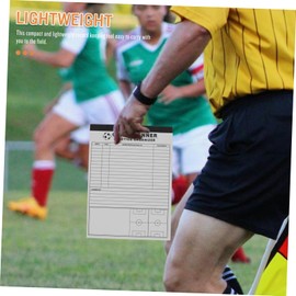 SUPVOX Basketball Score Record Book Professional-Grade Scorekeeping Tool for and Referees Portable Design for Game Management and Player Tracking