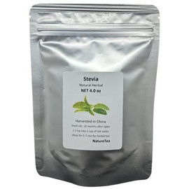 Stevia Leaf - Stevia rebaudiana Loose Leaf c/s 100% from Nature (8 oz)