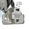 Apollo Direct (2 pc) 165 Degree Hinges Soft Close, Clip-on,