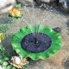 PondH2o Floating Water Lily Fountain Pump, Perfect Pond Aerator for