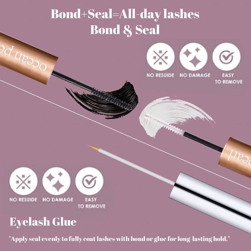 Ocean Pearl Lash Clusters 320PCS 11-20mm Lash Extension Kit 30D+40D+60D
