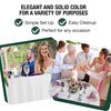 Exquisite 6 Pack White Plastic Table Cloth - 120 Inch