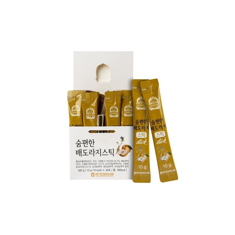 Hwangpungjeong Punggi Ginseng Nonghyup Breathable Pear Doraj Stick 10g x