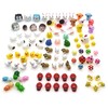 NIBERDA 100 Pcs Mini Resin Animals Figures, Mixed Tiny Plastic