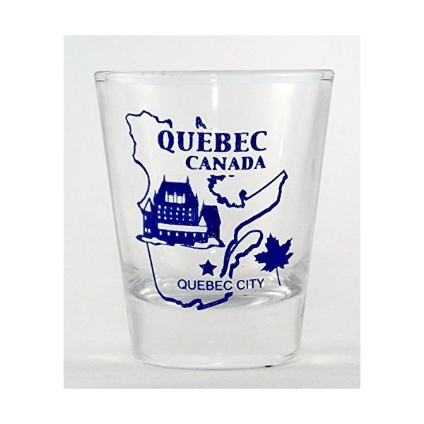 Quebec Canada (11 in Series of 13) Shot Glass. Collect All!