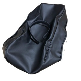 Honda CB400SS (NC41) (2001-2007) Special Design Seat Cover, Made in Japan (Thick Fabric), PVC Leather [Fabric Color: Black/Tandem Belt Included] Replacement Design Seat Cover Made in Japan (Thick