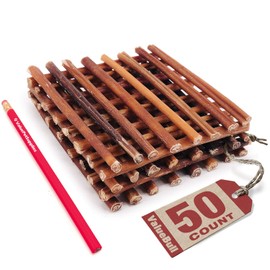 ValueBull Bully Sticks for Small Dogs, Extra Thin 6 Inch, 50 Count - All Natural Dog Treats, 100% Beef Pizzles, Single Ingredient Rawhide Alternative