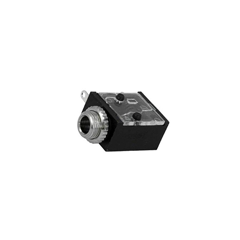 35RAPC2AV Socket Jack 3,5mm female mono with on/off switch angled