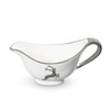 GMUNDNER KERAMIK Gravy Boat Capacity: 0.2 Litres Grey Deer Crockery