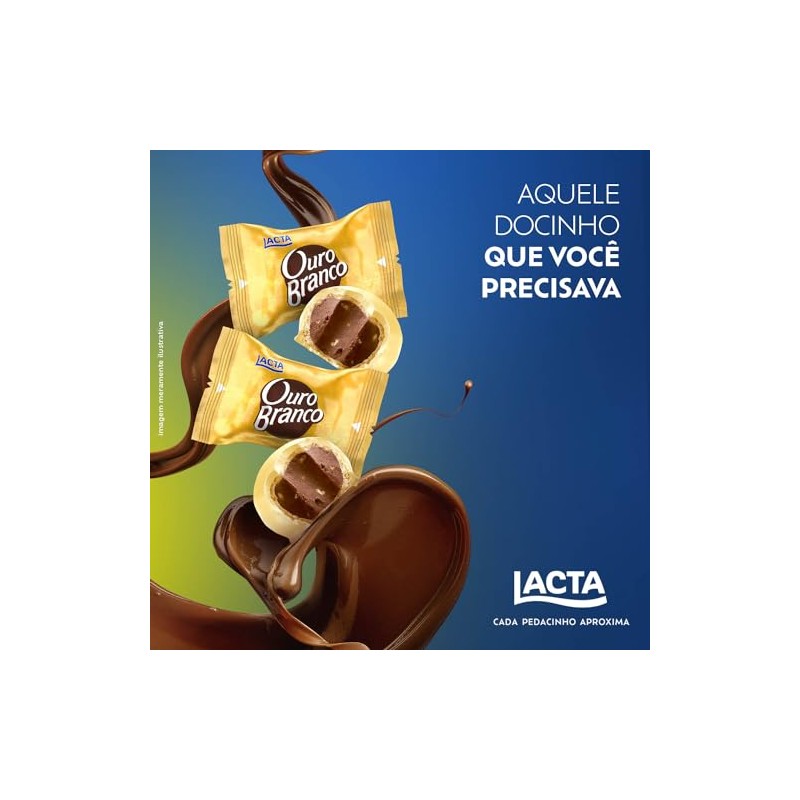 Lacta Ouro Branco Bombon 1 kg. (2.2 lbs) - 2