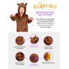 Gruffalo Gruffalo Onesie | Boys Brown Hooded Onesie With 3D