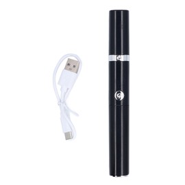 Electric Heated Eyelash Curler Handheld 2 in 1 Long Lasting Styling Eyebrow Trimmer Eyelash Makeup Tools for Travel Home Black