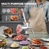Huanyu Manual Meat Grinder-Heavy Duty Stainless Steel, Hand Crank Grinding