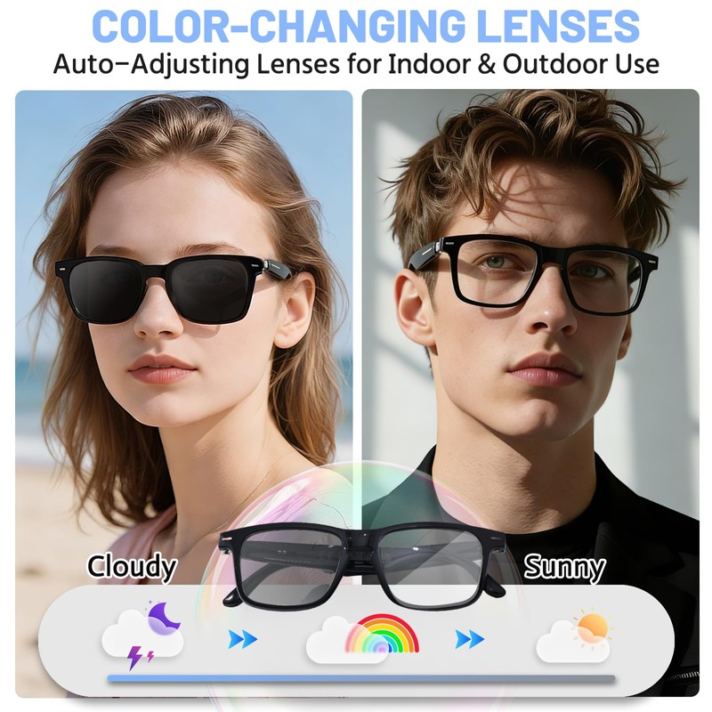 AI Smart Glasses for Men & Women – Powered by