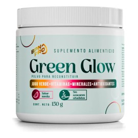 Greenglow Jugo Verde En Polvo Bpn Pro | Greens Naturales Con Vitaminas, Minerales, Antioxidantes, Superalimentos Y Fibra | Energía, Detox Y Bienestar Diario | Bajo En Calorías Y Fácil De Preparar