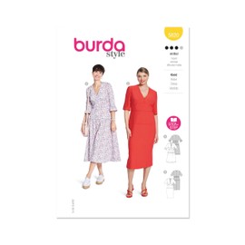 BURDA Dress Sewing Pattern, Multicolor