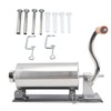 3L Stainless Steel Manual Sausage Stuffer - Fast Filling &