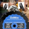 DOWOX 10-Inch 50-Tooth Combination Saw Blade and 80-Tooth Fine Finish