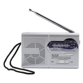 Mini Pocket Radio, Portable Multi-function AM/FM Radio with Retractable Antenna, Built-in Speaker, Strong and Durable