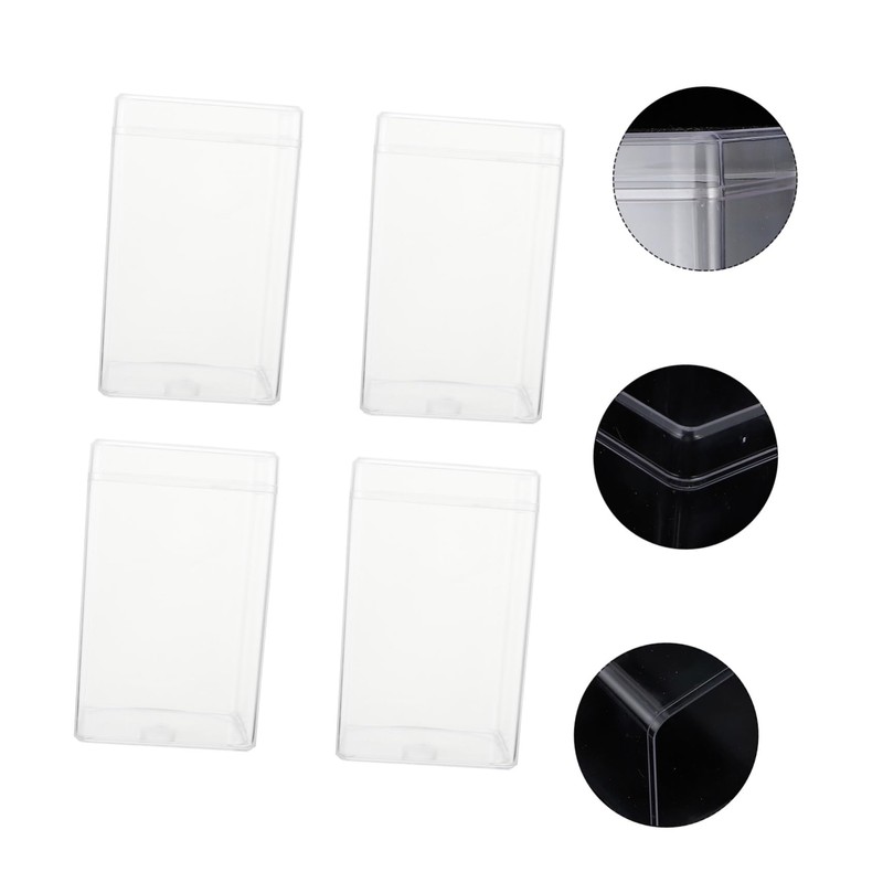 CHILDWEET Crylic Desktop Box Set 4pcs Storage Box for Blind