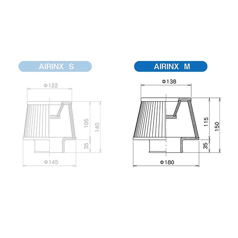 GReddy Universal Airinx M #100