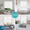 Joydeco Cordless Zebra Blinds for Windows, Dual Layer Light Control