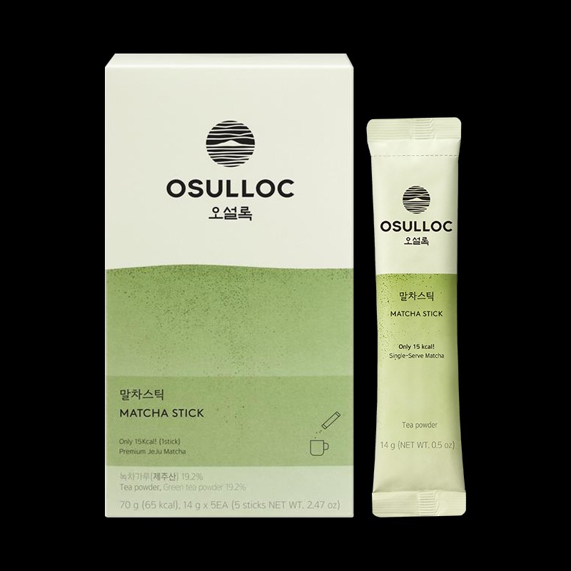 Osulloc [오설록]말차 스틱 5입 (원산지:상세설명참조) [Osulloc] Matcha Stick 5 Pieces