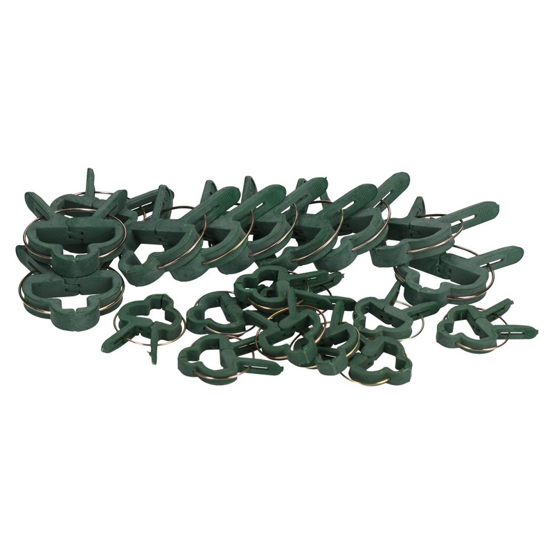 AB Tools Plant/Flower Plastic Sprung Clip/Ties Holder 30mm & 45mm