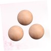 NUOBESTY 10pcs Natural Unfinished Wooden Balls Round Craft Balls for