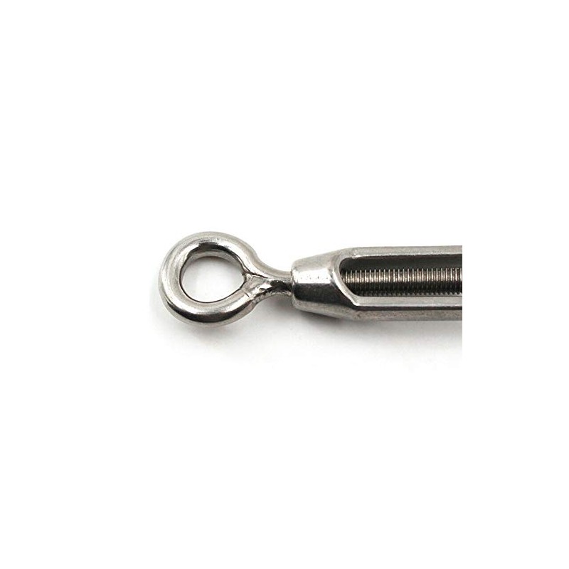 BE-TOOL Stainless Steel 304 Hook & Eyelet Wire Rope for