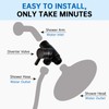 G-Promise Solid Metal Shower Arm Diverter for Hand Held Showerhead