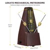 Mechanical Metronome with Bell, LEKATO Universal Metronome for Piano Guitar