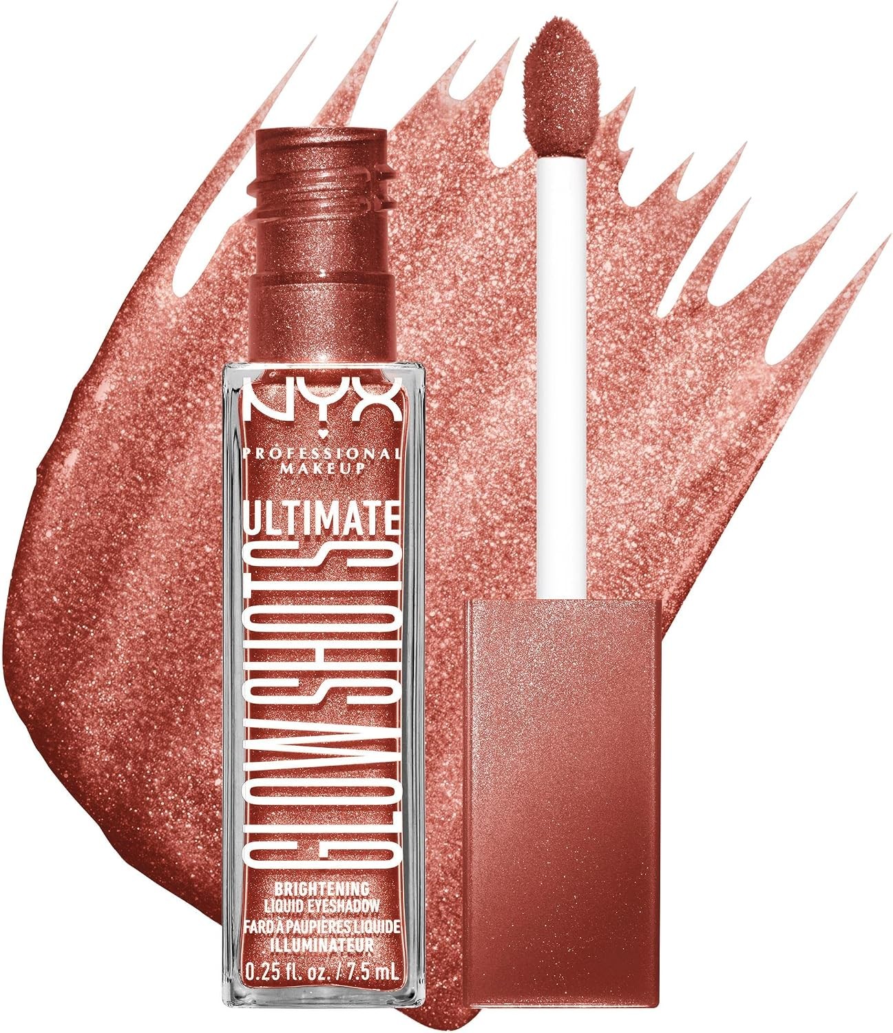 NYX Professional Makeup, Glow Shots, Sombra de ojos liquida, Grapefruit Glow