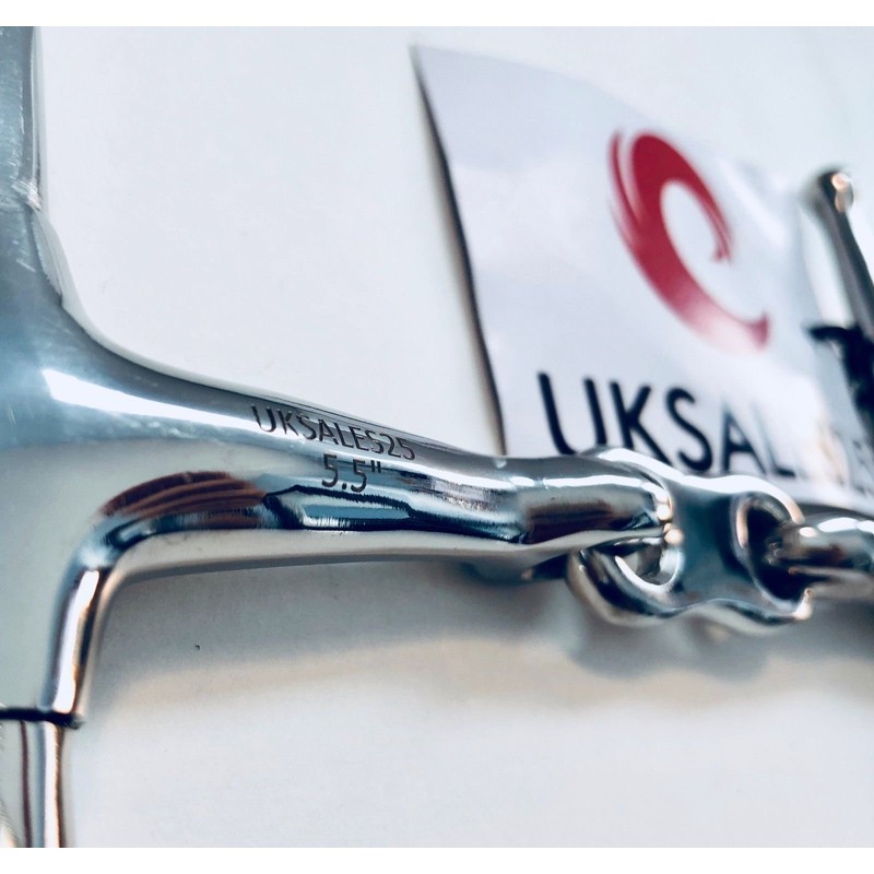 UKSALES25 French Link Full Cheek Fulmer Snaffle (Horse Bits) (5")