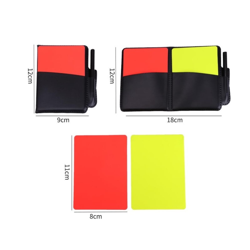 5 Record Paper, 1 Pencil, Referee Supplies Set, Referee Card,